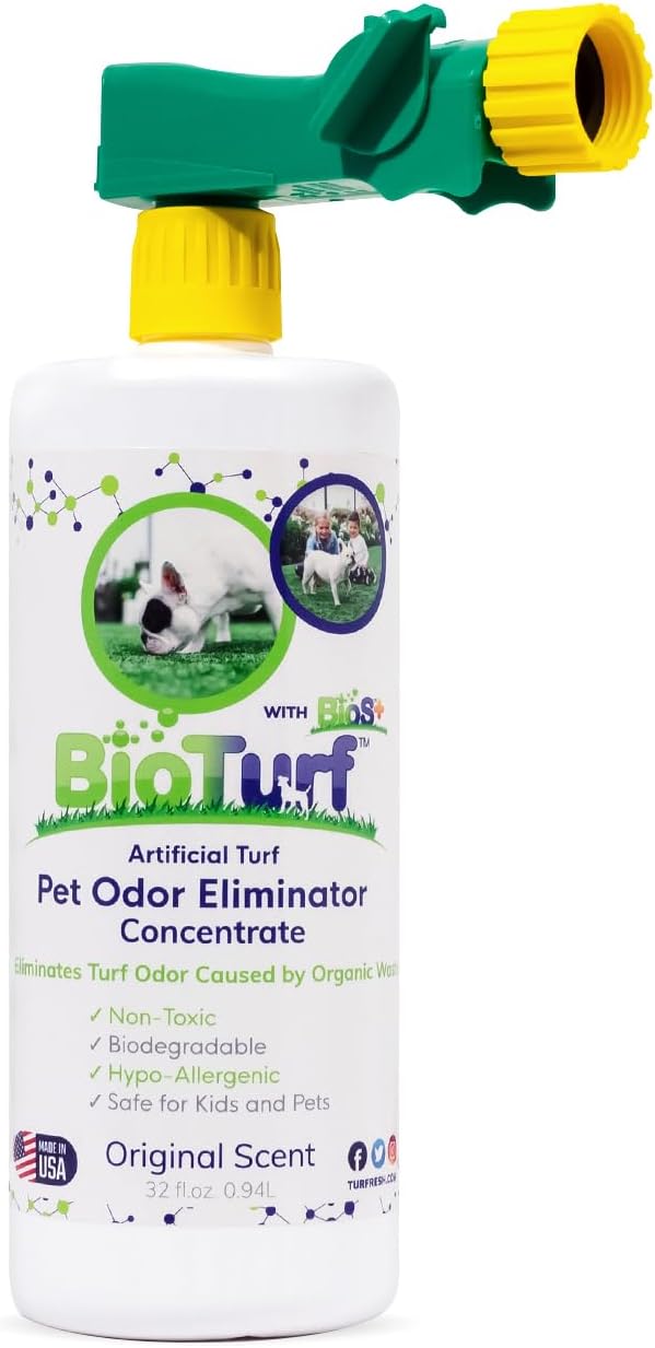 BioTurf BioS+ Odor Eliminator Concentrate, 32 oz Bottle